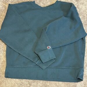 Champion Women's Teal Sweatshirt